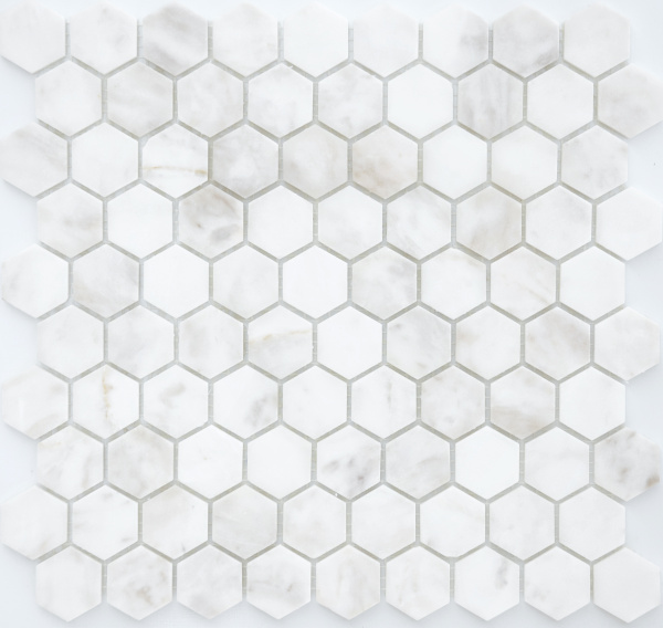 Dolomiti bianco MAT hex 18x30x6 (ПУ)