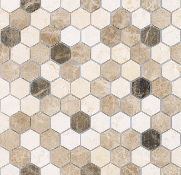 Pietra Mix 1 MAT hex 18x30x6 (ПУ)