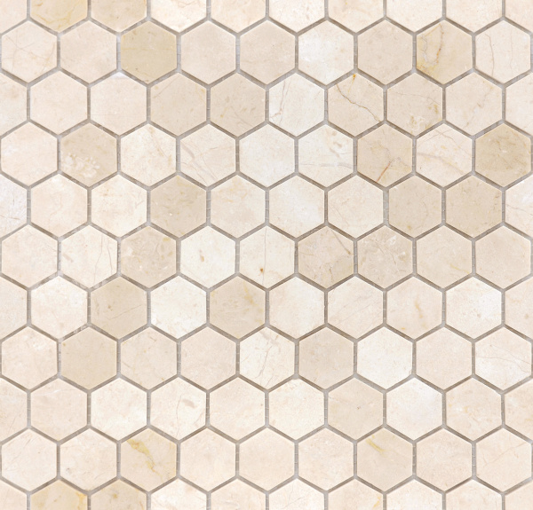 Crema Marfil MAT hex 18x30x6