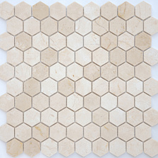 Crema Marfil MAT hex 18x30x6 (13 шт в уп)