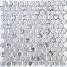 Argento grani hexagon 13x23x6