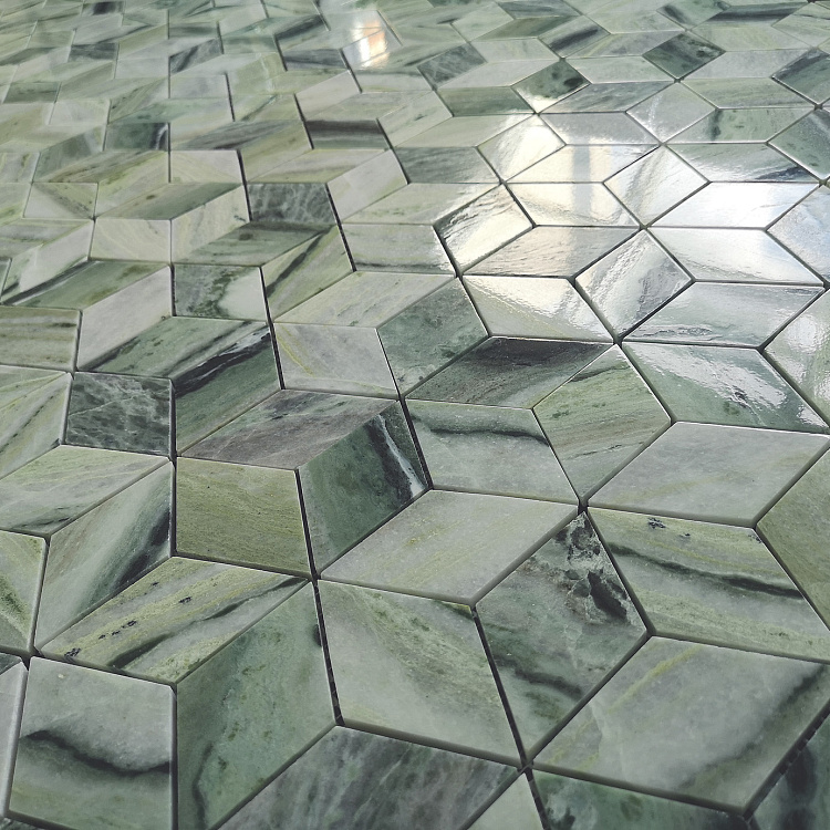 Onice Verde oliva POL diamond 96x55x7